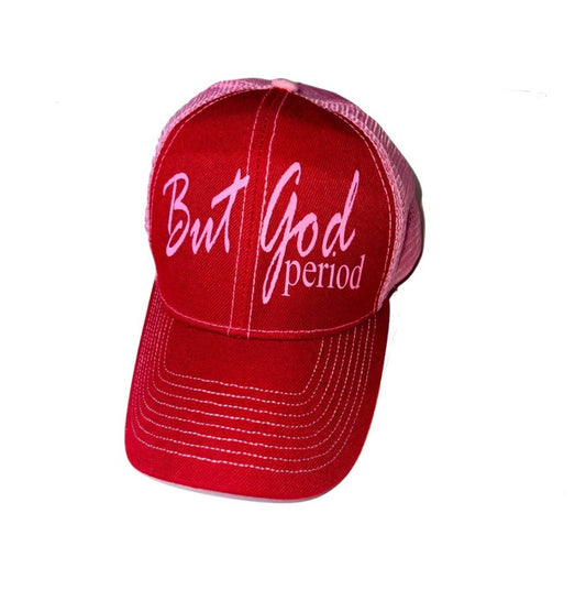 Strawberry -But God Period cap